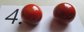 Vintage Chunky Bakelite Pierced Ball Earrings Never Worn