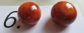 Vintage Chunky Bakelite Pierced Ball Earrings Never Worn