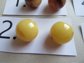 Vintage Chunky Bakelite Pierced Ball Earrings Never Worn