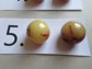 Vintage Chunky Bakelite Pierced Ball Earrings Never Worn