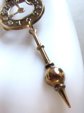 Unusal Antique Clock and Mouse Pin Brooch