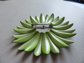 Vintage Mod Green Enameled Flower Pin