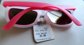 Vintage 1980's Opti Ray Iridescent Pink Ladies Sunglasses W/Tag