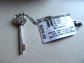 Sterling And 10k Genuine Diamond Key Pendant on Chain Never Worn W/Tag Fine Jewelry