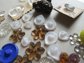 Vintage Glass Buttons Lot Some Tinies 