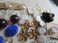 Vintage Glass Buttons Lot Some Tinies 