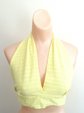 Vintage 1970's Yellow Lacey Halter Never Worn