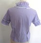 Vintage 1950's Purple Checkered Blouse Never Worn