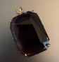 Vintage Amethyst Rhinestone Pendant Open Backed
