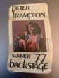 Vintage Authentic Peter Frampton Back Stage Pass 1977 Music Memorabilia