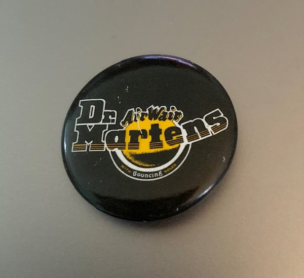 Vintage 1980's dr. Martens Pin Back