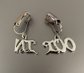 Vintage In And Out Clip Earrings 