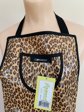 1990's Oilcloth Waterproof Leopard Bib Apron Gloveables Brand Never Used