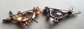 Vintage Unsigned Gene Verrecchio For Coro Bird Couple Pin Set 1940's Jewelry