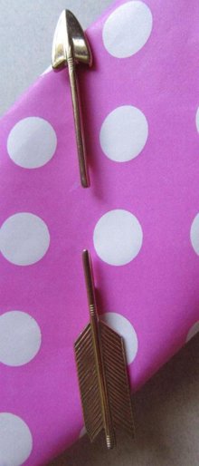 Vintage 1940's Hickok Arrow Tie Bar Archery