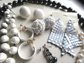 Vintage Black and White Jewelry Lot Some Unworn Laguna Necklace