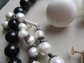 Vintage Black and White Jewelry Lot Some Unworn Laguna Necklace