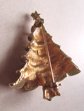 Vintage JJ Rhinestone Christmas Tree Pin Signed Jewelry