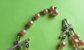 Vintage Jewelry Lot 1950's Necklace and Two Floral Pins