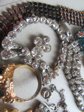 Rhinestone Havest Lot Jewelry Making Junk Lot