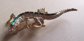 Rhinestone Lizard Pin Brooch Never Worn