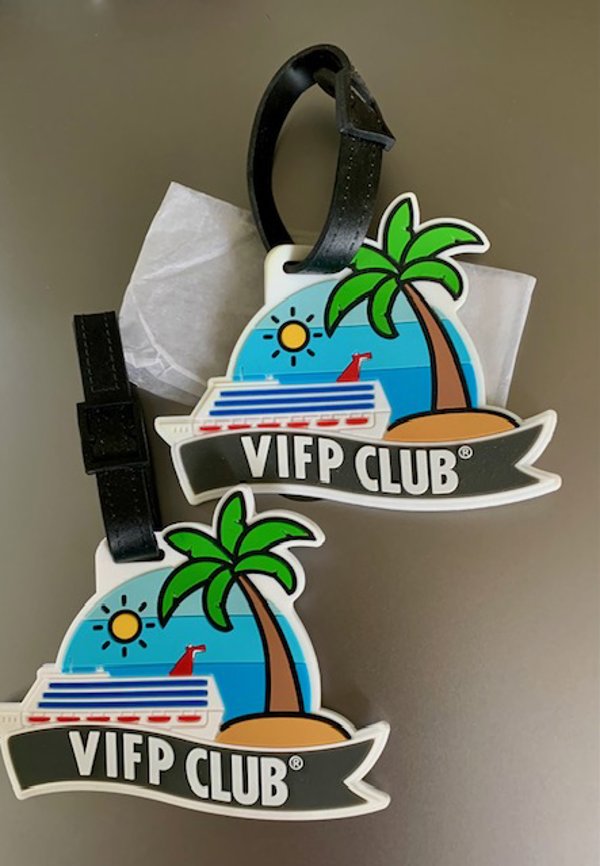 Carnival Cruise VFIP Tropical Luggage Tags Retired Never Used