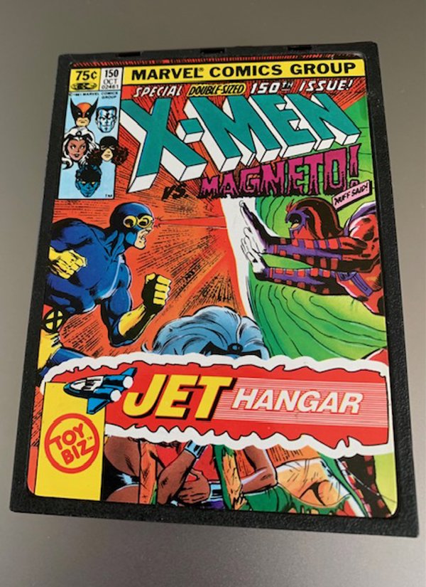 Marvel Pocket Comics Jet Hangar Play Set 1994 Toy X-men Vs Magneto Complete