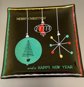 Vintage Mid Century Atomic Christmas New Years Ashtray