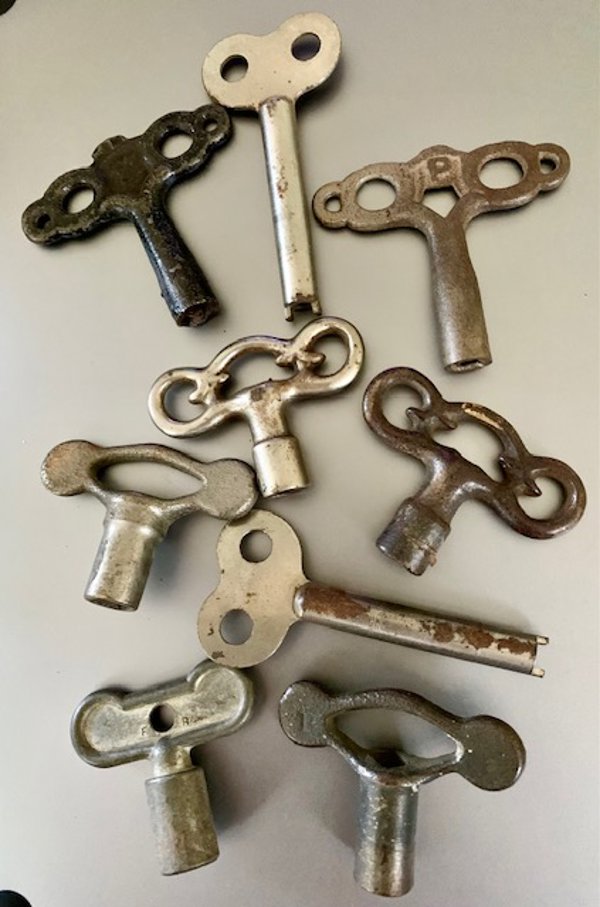 Antique Radiator Keys Lot 