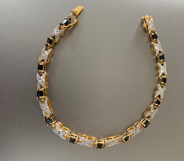 Rhinestone or CZ Tennis Bracelet Travel Safe Jewelry