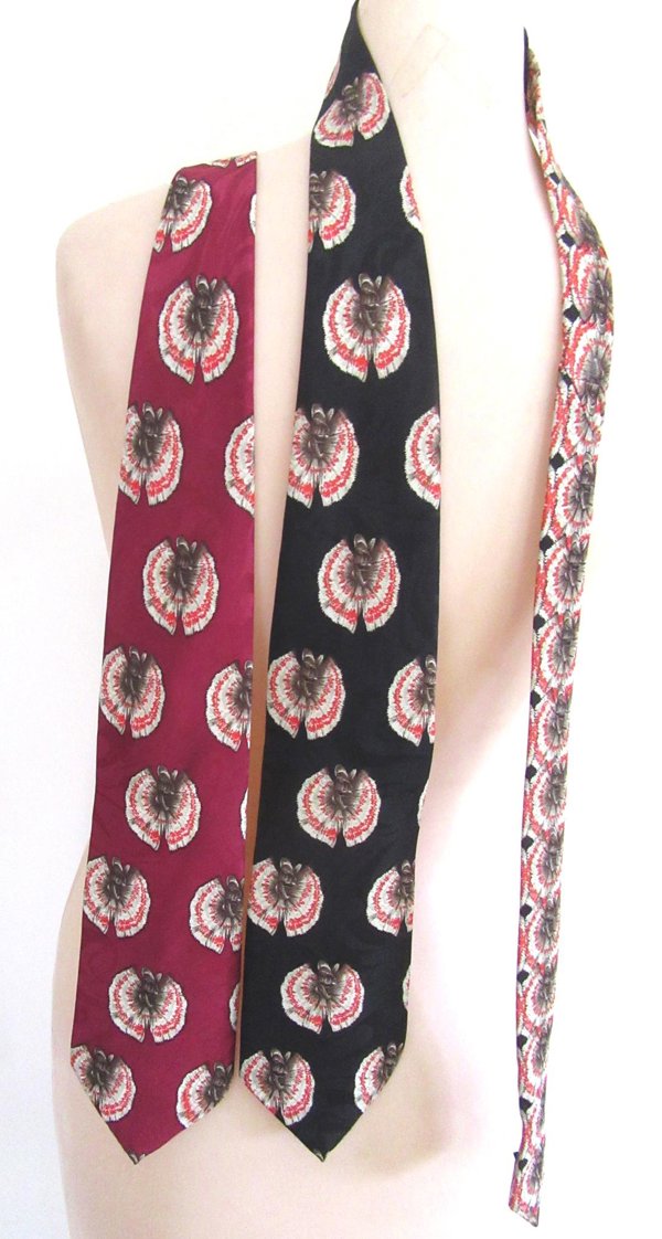 1990's Jurassic Park Silk Ties Spitter Dinosaur You Color Choice Mens Clothing Movie Memorabilia