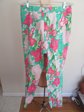 Vintage 1960's -70's Lilly Pulitzer The Lilly Floral Pants Summer Clothing