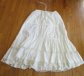 Antique Victorian White Cotton Lace all Slip Petticoat Romantic Wedding Boho