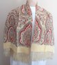 1940's Men's Paisley Rayon Scarf Muffler 