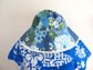 Ladies London Fog Mod Style Floral Sun Hat Beach Wear Gardening Groovy!