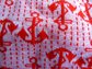 Vintage 1970's Red Anchors Sleeveless Knit Shirt Never Worn Hey Sailor!