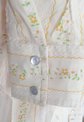 Vintage 1970's Men's Flocked Floral Cotton Western Shirt Cowboy