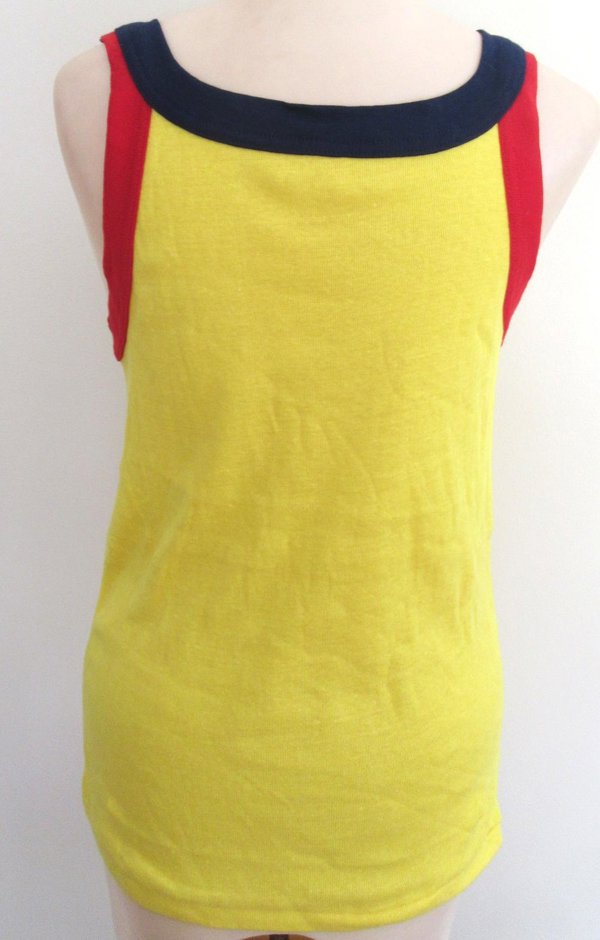 Men's Vintage Knit Tank Shirt Original Malley's Tag Never Worn