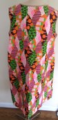 Vintage 1960's Wild Colors Mod House Sleeveless Dress 