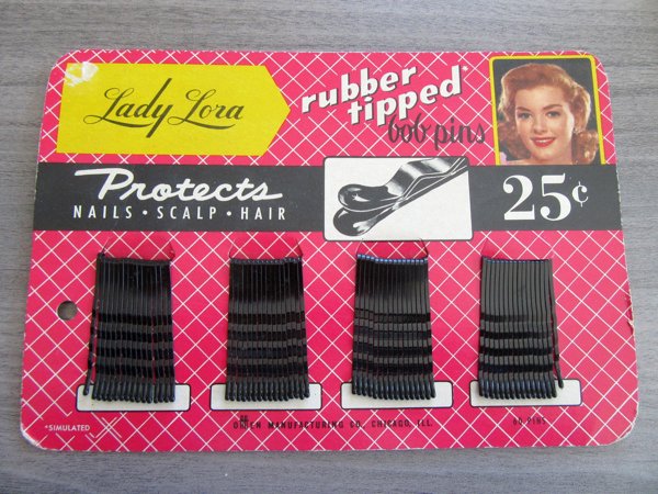 Vintage Lady Lora Bobby Pins Original Package 60 Pins