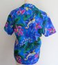Vintage Hai Nani Hawaiian Shirt Parros and Orchids
