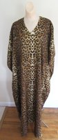 Leopard Lounger Kaftan Sante Brand One Size Jungle Tribal