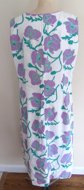 Vintage Vested Gentress  Floral Midi Sleeveless Dress As Is