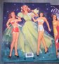 Two 1995 Shackman Dream Girls Paper Dolls Books Never Used 1940's Fashion