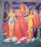 Two 1995 Shackman Dream Girls Paper Dolls Books Never Used 1940's Fashion