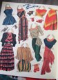 Two 1995 Shackman Dream Girls Paper Dolls Books Never Used 1940's Fashion