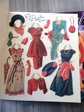 Two 1995 Shackman Dream Girls Paper Dolls Books Never Used 1940's Fashion