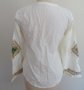 Vintage Embroidered Cotton Boho Hippe Shirt