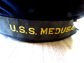 WWII USS Medusa US Navy Donald Duck Flat Cap Hat Pearl Harbor? Military Collectibles RARE?