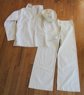 WWII Early 1940's US Navy White Cracker Jack 3Pc Sailor Uniform 